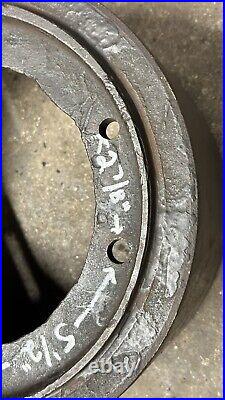 12 Cast Iron Pulley for IHC Famous Hit Miss Gas Engine with 7 3/8 3 Bolt Mount