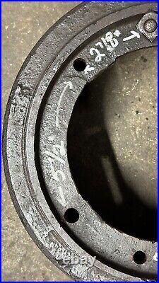 12 Cast Iron Pulley for IHC Famous Hit Miss Gas Engine with 7 3/8 3 Bolt Mount