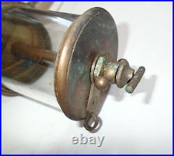 1885 Powell's Patent Pending No 5 Hit Miss Gas Engine Brass Oiler T Handle