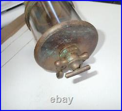 1885 Powell's Patent Pending No 5 Hit Miss Gas Engine Brass Oiler T Handle