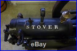 1901 Stover Hit Miss Antique Gas Engine Vintage