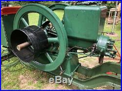 1912 Fairbanks Morse Type H 6 HP Hit Miss Steam Gas Tractor Engine Cart