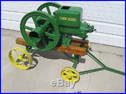 1929 John Deere 3 HP Hit Miss Gas Engine on Cart