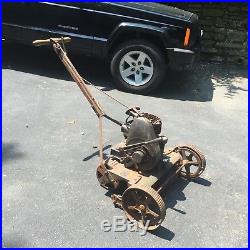 1930's Lawn Mower Sears Craftsman Briggs & Stratton Model Y Hit and Miss engine