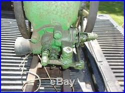 1931 John Deere Type E 1 And 1/2 HP Hit And Miss Engine Runs Great S/n 324144
