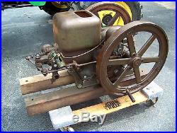1934 John Deere 11/2 hp. Hit & miss gas engine