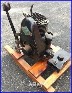 1936 Briggs And Stratton Y Gas Engine Motor Kick Start Hit And Miss RUNS GREAT