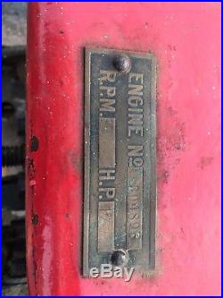 1 1/2 ECONOMY HIT & MISS GAS ENGINE. Running Engine, Great Condition
