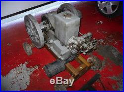 1 1/2 HP Domestic Side Shaft Antique Hit Miss Gasoline Engine