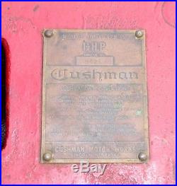 1 1/2 hp Cushman Hit Miss Gas Engine Serial # 9421