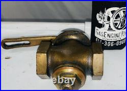 1 1/4 Brass DIAMOND Natural Gas Cock Regulating Throttle Valve Oilfield Engine