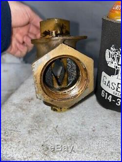 1 1/4 POWELL Diamond Regulating Valve Gas Cock Brass Hit Miss Gas Engine