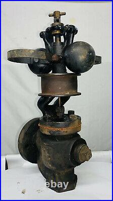 1-1/4 WATERS BOSTON Vertical 2 Fly Ball Governor Steam Hit Miss Engine Cast Iron