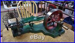 1/2 HP Sipp Live Steam Engine as in 1895 Catalog hit miss engine Runs Great