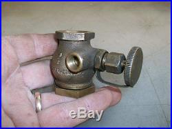 1/2 OLD STYLE LUNKENHEIMER CARB or FUEL MIXER Old Gas Hit and Miss Engine