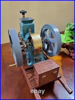 1/2 scale model OLDS hit and miss engine runs on gas or coleman's camping fuel
