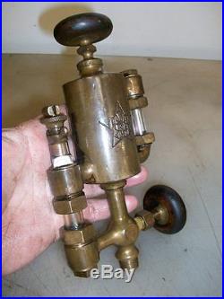 1/3 PINT POWELL BOSON OILER BRASS Hit and Miss Old Steam Engine