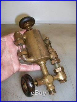 1/3 PINT POWELL BOSON OILER BRASS Hit and Miss Old Steam Engine