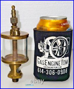 1/4 IHC Brass Cylinder Oiler Hit Miss Engine International Steampunk Vintage