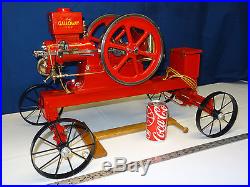 1/4 scale Galloway Hit and Miss gas powered model engine, Video of Running