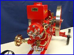 1/4 scale Galloway Hit and Miss gas powered model engine, Video of Running