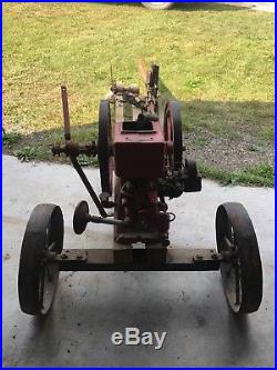 1.5 HP Economy hit and miss engine runs very good dragsaw is chain driven and
