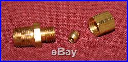 1/8 npt 1/8 comp tube Check Valve Gas Engine Hit Miss Fuel Brass Motor Water Oil