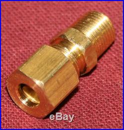 1/8npt 1/4 comp tube Check Valve Gas Engine Hit Miss Fuel Brass Motor Water Oil