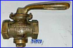 1 Brass BESSEMER DIAMOND Regulating Throttle Valve Oilfield Gas Engine