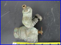 1 LUNKENHEIMER style FUEL MIXER & FILTER HIT & MISS ENGINE / VAUGHAN DRAG SAW