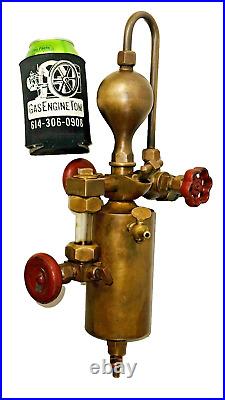 1 Pint MICHIGANLUBRICATOR Brass Hydrostatic Cylinder OILER Steam Engine Hit Miss