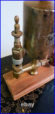 1 Pint POWELL Boson GAS ENGINE Cylinder Brass Oiler Mounted