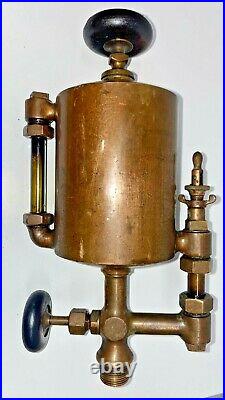 1 Quart POWELL BOSON BESSEMER Oilfield Engine Cylinder Brass OILER Hit Miss Gas