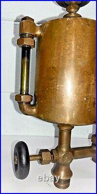 1 Quart POWELL BOSON BESSEMER Oilfield Engine Cylinder Brass OILER Hit Miss Gas