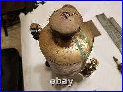1 Quart Powell Boston Brass Oiler Hit And Miss Gas Engine Oil Field