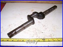 1hp INTERNATIONAL HARVESTER MOGUL JR Hit Miss Gas Engine Crankshaft withGear NICE