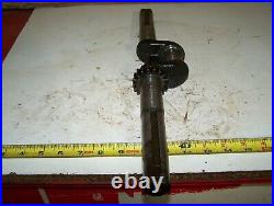 1hp INTERNATIONAL HARVESTER MOGUL JR Hit Miss Gas Engine Crankshaft withGear NICE