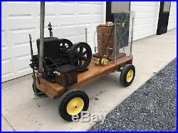 20 Quart Hit And Miss Ice Cream Machine. Antique Tractor. Steam Engine