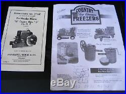 20qt Ice Cream Wagon Fairbanks Morse Z 2hp. Manual's included Hit and Miss style