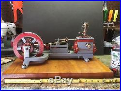 20th Century Antique Stationary Steam Engine Hit or Miss Chaumers Bessemer