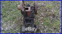 2HP united hit miss gas engine antique steam tractor nice