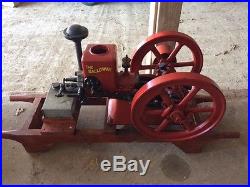 2 1/4hp Galloway hit & miss gas engine. Hopper cooled antique motor