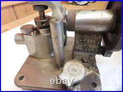 2 Antique Vintage Hit & Miss Gas Steam Engine Hills Oiler Force Feed Lubricator