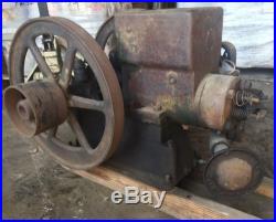 2 HP Challenger Stationary Gas Engine Hit And Miss Barn Fresh Antique
