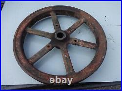 2hp Upright Bessemer Engine Flywheel Hit Miss Oilfield Original Vertical