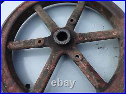 2hp Upright Bessemer Engine Flywheel Hit Miss Oilfield Original Vertical