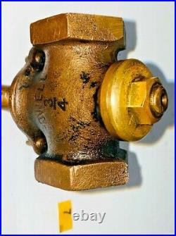 3/4 POWELL DIAMOND Brass Gas Regulating Throttle Valve Oilfield Engine Hit Miss