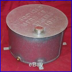 3 4 hp Stamped Associated Gas Engine Motor Hit Miss Throttle Fuel Gas Tank