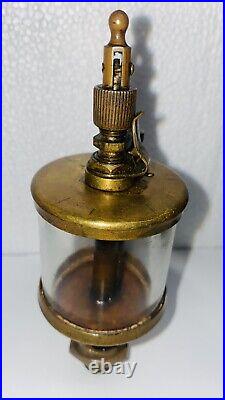 3/8 IHC Brass Cylinder Oiler Hit Miss Gas Engine Antique Vintage Steampunk
