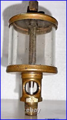3/8 IHC Brass Cylinder Oiler Hit Miss Gas Engine Antique Vintage Steampunk